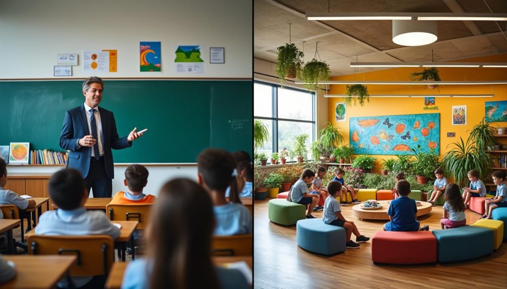 découvrez les différences majeures entre les systèmes éducatifs traditionnels et les écoles alternatives. cette comparaison examine les méthodologies, les philosophies d'apprentissage et les résultats pour les élèves, afin de vous aider à choisir la meilleure approche éducative.