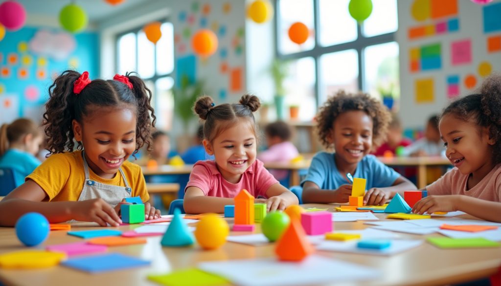 découvrez des exercices de géométrie ludiques pour le cycle 2 ! apprenez les formes en primaire avec des activités amusantes et pédagogiques, idéales pour développer les compétences en mathématiques des enfants.